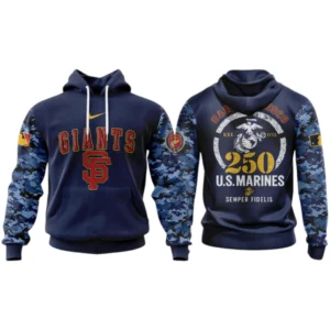 San Francisco Giants x US Marine Semper Fidelis 250th Birthday 3D Hoodie Limited 2026