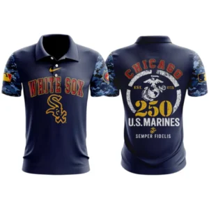 Chicago White Sox x US Marine Semper Fidelis 250th Birthday 3D Polo Limited 2026