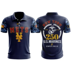 New York Mets x US Marine Semper Fidelis 250th Birthday 3D Polo Limited 2026