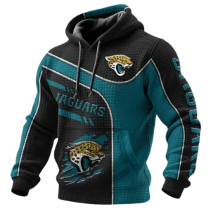 Jacksonville Jaguars 3D Waffle Pullover Hoodie