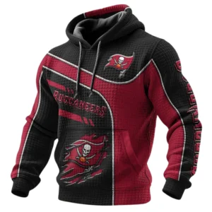 Tampa Bay Buccaneers 3D Waffle Pullover Hoodie