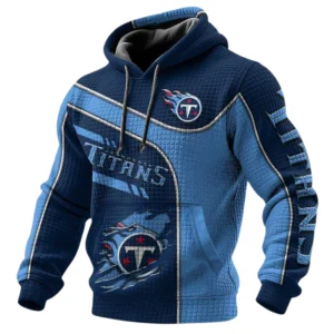 Tennessee Titans 3D Waffle Pullover Hoodie