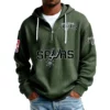 San Antonio Spurs Men's Corduroy Quarter-Zip Hoodie