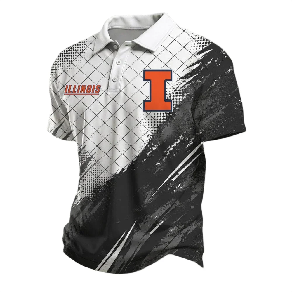 Illinois Fighting Illini Polo Shirt New 2026 Limited Illinois Fighting Illini Polo Shirt New 2026 Limited